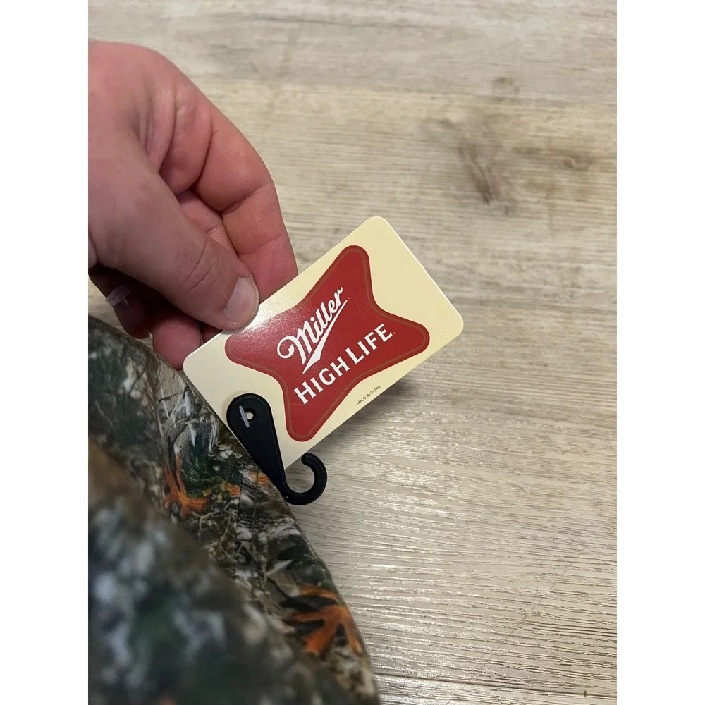 Miller High Life‎ Hat Mens Camo Rope Snapback Cap Beer Logo Camouflage NWT